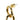 Link Drop Gold Earrings