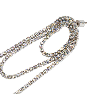 Open Loop Crystal Earrings