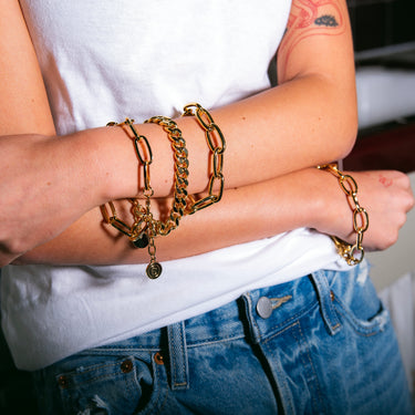 Chunky Gold Chain Bracelet