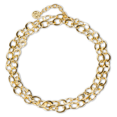 Double Wrap Gold Chain Necklace