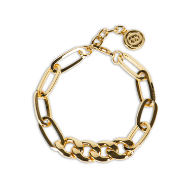 Mixed Chain Gold Bracelet