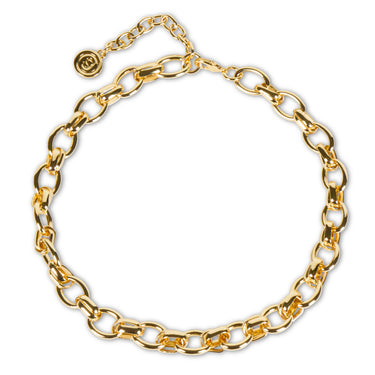 Mini Chain Links Gold Necklace