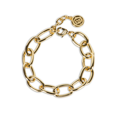 Thin Chain Link Gold Bracelet